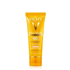 Protetor Solar Facial Vichy Idéal Soleil Clarify FPS60 com Cor