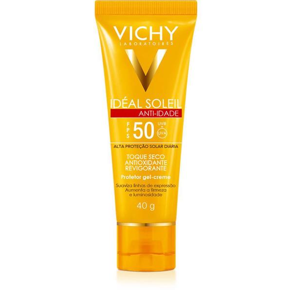 Protetor Solar Facial Vichy Idéal Soleil Toque Seco com Cor Fps50