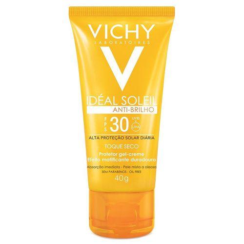 Protetor Solar Facial Vichy - Idéal Soleil Toque Seco Fps30 - L'Oréal