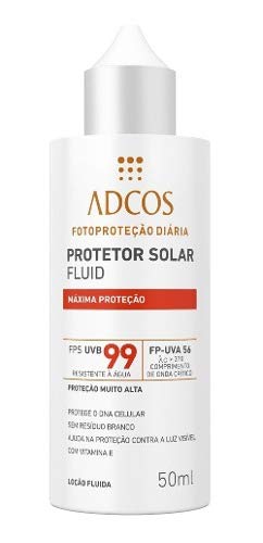 Protetor Solar Fluid Máxima Proteção Fps 99 Adcos 50ml