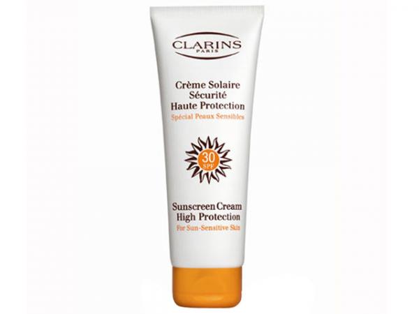 Protetor Solar FPS 30 125 Ml - Crème Solaire Sécurité Haute Protection - Clarins