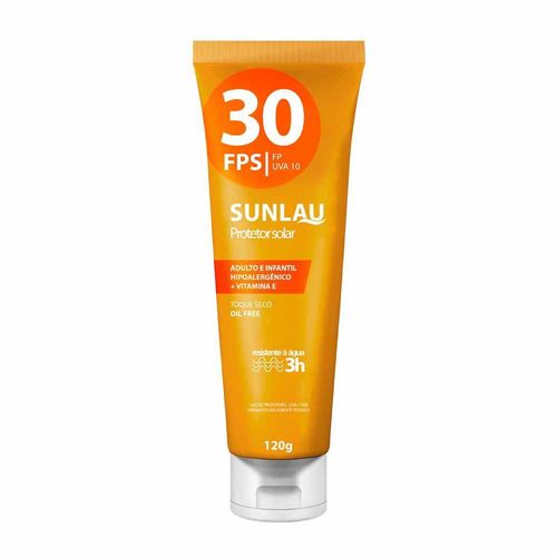 Protetor Solar Fps 30 com Vitamina e Sunlau