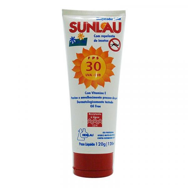 Protetor Solar FPS 30 Sunlau C/ Repelente de Insetos - Henlau