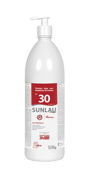 Protetor Solar FPS 30 UVA/UVB com Vitamina e E Repelente de Insetos 1kg Sunlau - Henlau