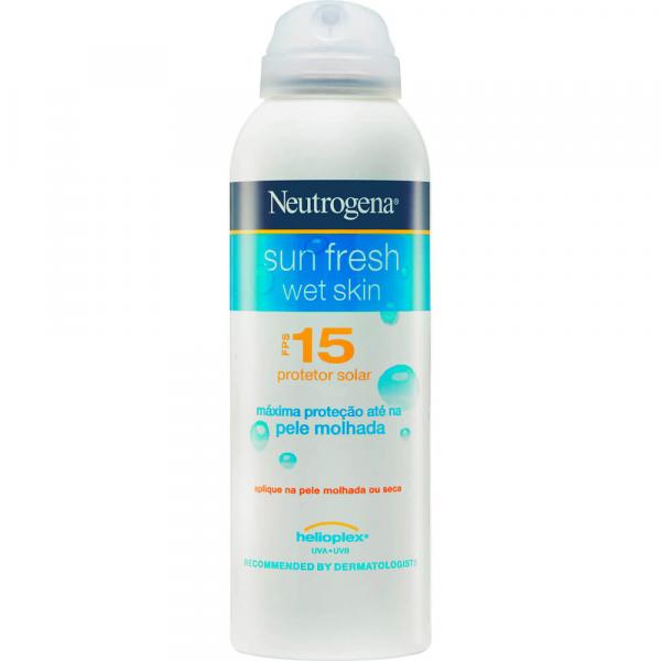 Protetor Solar FPS 15 Sun Fresh Wet Skin - 180ml - Neutrogena