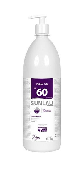 Protetor Solar FPS 60 UVA/UVB com Vitamina e E Bioativo Marinho 1 Kg Sunlau - Henlau