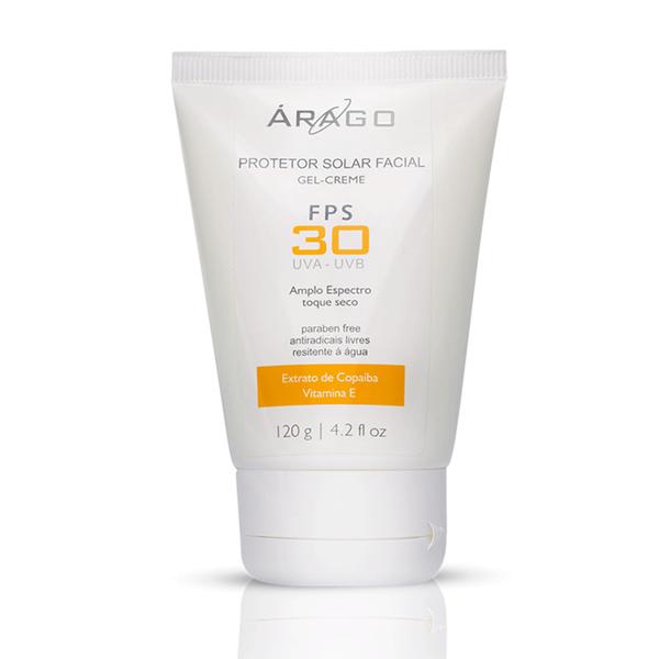 Protetor Solar Gel-creme FPS 30 Oil Free - Árago 120g - Arago