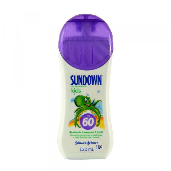 Protetor Solar Hidratante Kids Sundown FPS 60 120ml - Johnson Johnson - Johnsons Johnsons