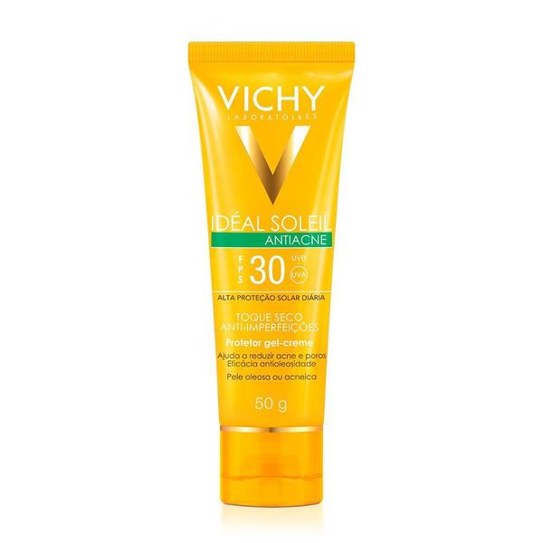 Protetor Solar Ideal Soleil Antiacne Vichy FPS 30 40g