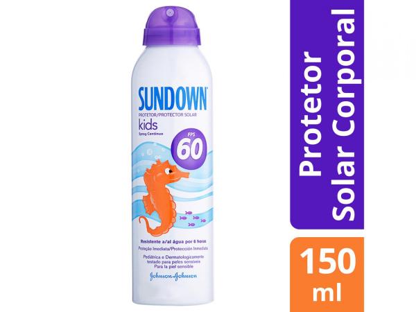 Protetor Solar Infantil Corporal Sundown - FPS 60 Kids Praia e Piscina 150ml