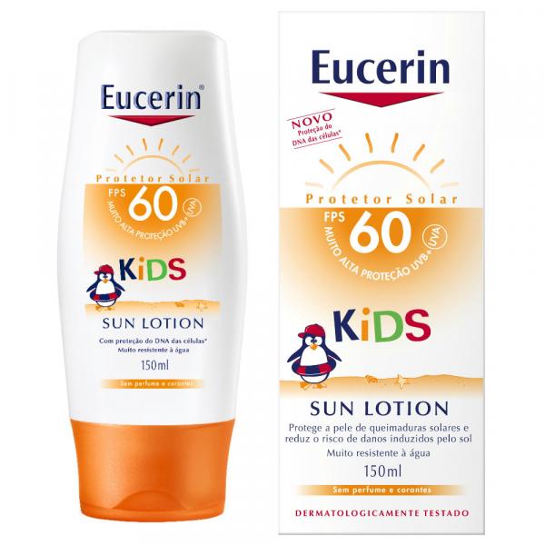 Protetor Solar Infantil Eucerin Sun Kids Lotion FPS 60 150ml