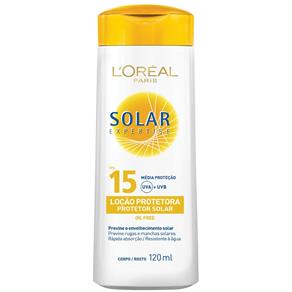 Protetor Solar L`Oréal Expertise FPS 15 120ml