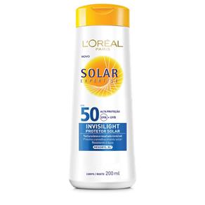 Protetor Solar L`Oréal Expertise Invisilight FPS 50 200ml