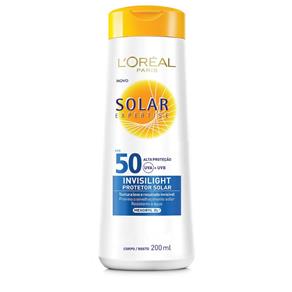 Protetor Solar L`Oréal Expertise Invisilight Fps 50 200Ml