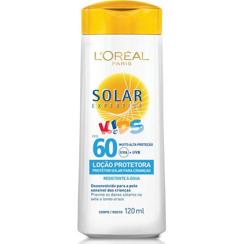 Protetor Solar L’oreal Expertise Kids Fps 60 - 120ml