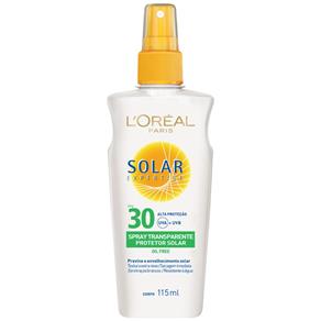 Protetor Solar L`Oréal Expertise Spray Transparente Fps 30 115ml