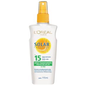 Protetor Solar L`Oréal Expertise Spray Transparente Fps 15 115Ml