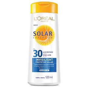 Protetor Solar L’Oréal Invisilight FPS 30 – 120ml