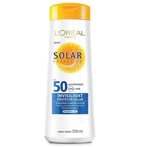 Protetor Solar L’Oréal Invisilight FPS 50 – 200ml