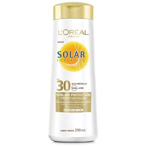 Protetor Solar L`Oréal Paris Expertise Sublime Protection FPS 30 200ml