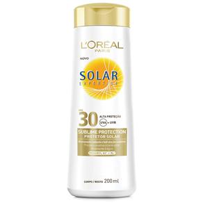 Protetor Solar L’Oréal Sublime Protect FPS 30 - 120 Ml