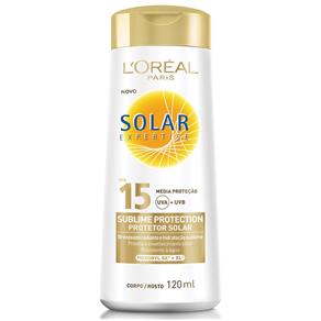 Protetor Solar L`Oréal Sublime Protection FPS 15 120ml