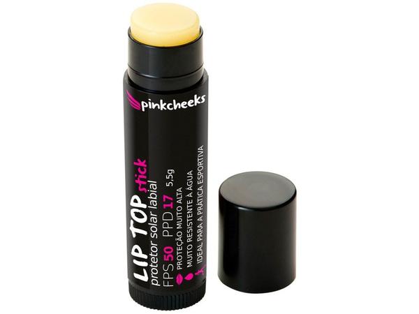 Protetor Solar Labial FPS 50 - Pink Cheeks Lip Top Stick