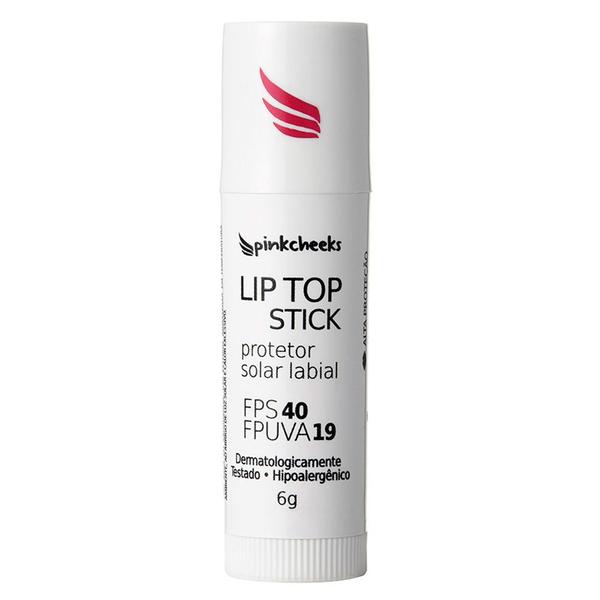 Protetor Solar Labial Pink Cheeks Lip Top Stick FPS 40
