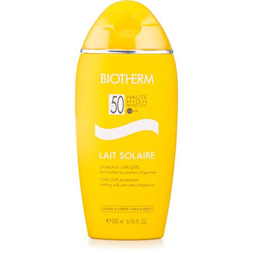 Protetor Solar Lait Corp Sol SPF 50 - 200 Ml - Biotherm