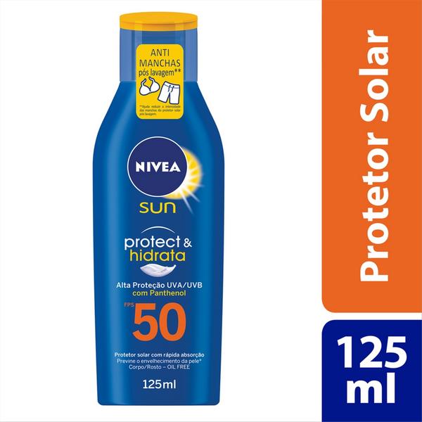 Protetor Solar Light Feeling Nivea FPS 50 - 125ml - Nivea Sun