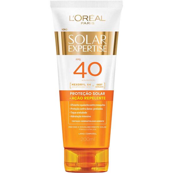 Protetor Solar L'Oréal Expertise com Ação Repelente FPS40 200ml