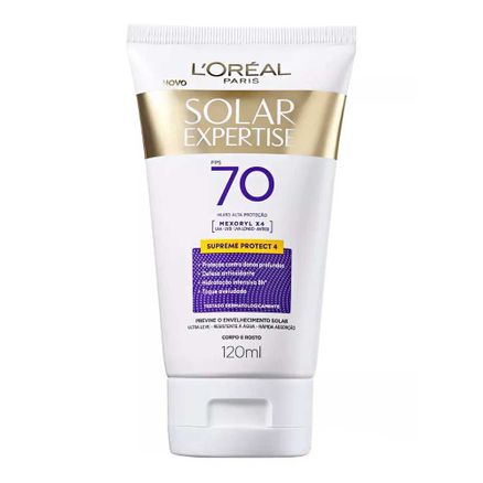 Protetor Solar Loreal Expertise FPS 70 Supreme Protect 4 120ml