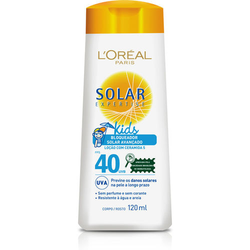 Protetor Solar L'oréal Expertise Kids Fps 40 120ml