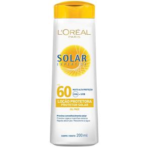 Protetor Solar L'Oréal Expertise Loção FPS 60 - 200ml