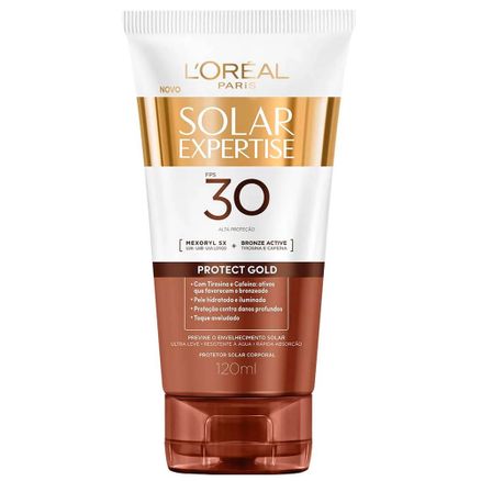 Protetor Solar L'Oréal Expertise Protect Gold FPS 30 120ml