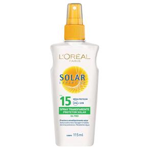 Protetor Solar L'Oréal Expertise Spray Transparente FPS 15 - 120ml