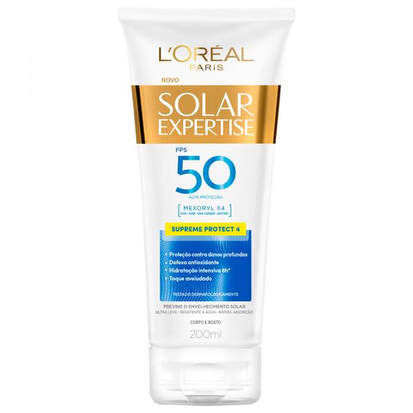 Protetor Solar L'Oréal Expertise Supreme FPS 50 200ml - Discret