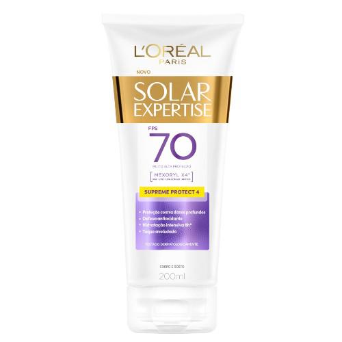 Protetor Solar L'Oréal Expertise Supreme FPS 70 200ml - Discret