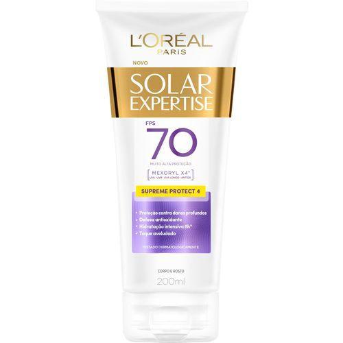Protetor Solar L'oréal Expertise Supreme Protect 4 Fps70 - 200ml - Loreal