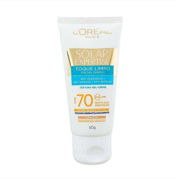 Protetor Solar Loreal Expertise Toque Limpo Fps 70 50ml