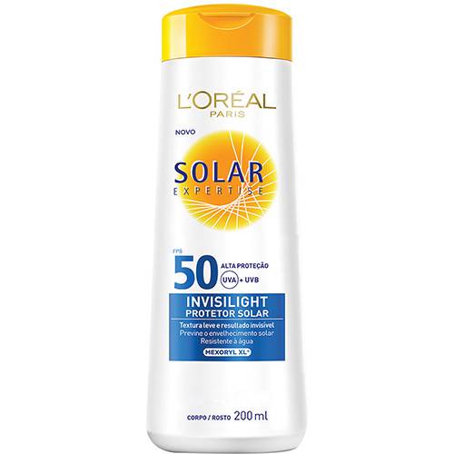 Protetor Solar L'Oréal Paris Expertise Invisilight FPS 50 200ml