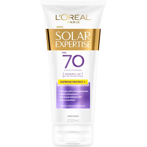 Protetor Solar L'Oréal Supreme Protect FPS70 200ml PROT SOL LOREAL FPS70 200ML-BG SUPREME PROTECT