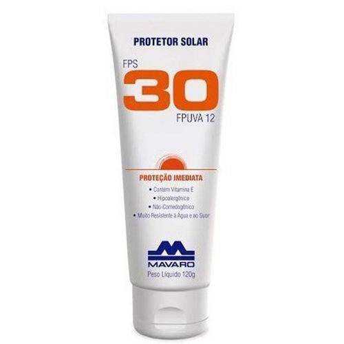 Protetor Solar Mavaro Fps30 DE 120G