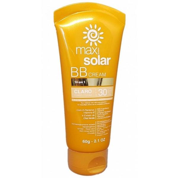Protetor Solar MAX BB Cream FPS30 14 em 1 Claro 60g - Vitalife Ind. de Cosmeticos Ltda