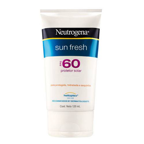 Protetor Solar Neutrogena Sun Fresh Corpo FPS 60 120ml