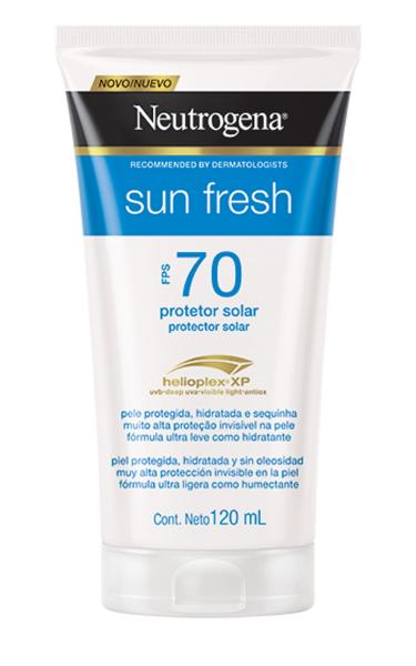 Protetor Solar Neutrogena Sun Fresh FPS 70 120ml