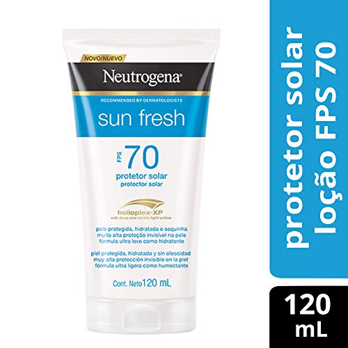 Protetor Solar Neutrogena Sun Fresh FPS 70, 120ml