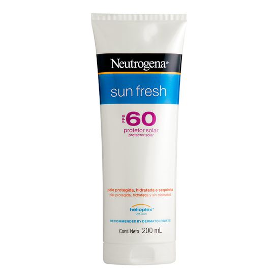 Protetor Solar Neutrogena Sun Fresh Fps60 200ml