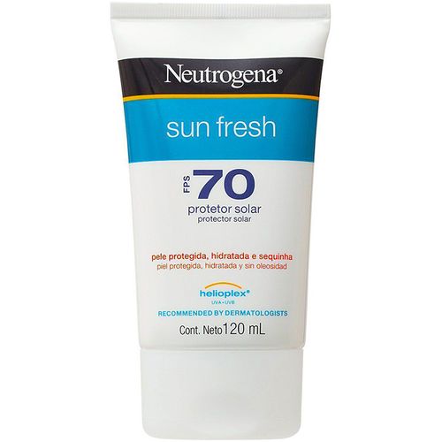 Protetor Solar Neutrogena Sun Fresh Fps70 120ml Protetor Solar Neutrogena Sun Fresh Fps70 120ml