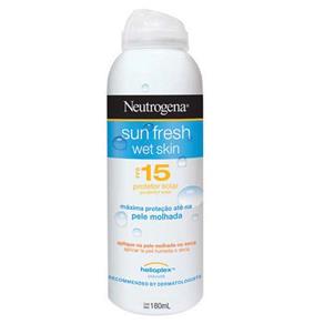 Protetor Solar Neutrogena Sun Fresh Wet Skin FPS 15 - 180ml
